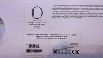 Apple Watch 7 45mm cerne - 2