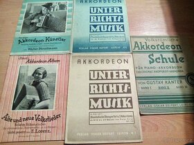 Předválečné notové a hudební sešity - 2