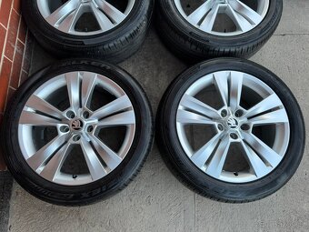 Alu 18" 5x112,škoda Mytikas , letní 88%, KaroQ TOP - 2