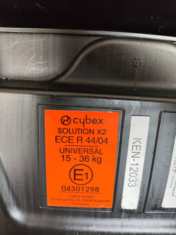 Autosedačky Cybex Solution X2/X-fix isofix - 2