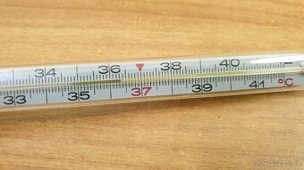 RYCHLOBĚŽKA-RTUŤOVÝ TEPLOMĚR EXATHERM LÉKAŘSKÝ - 2