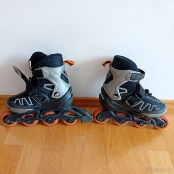 Prodam inline posunovaci brusle, vel. 32-35 - 2
