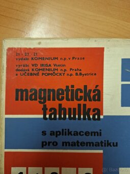 Magnetická tabulka pro matematiku - 2