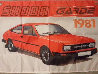 Škoda Garde 1981 dekorácia do garáže - 2