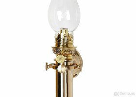 mosazná petrolejová lampa - 2