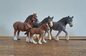 Schleich koně - mix chladnokrevníci - 2