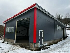 OCELOVÁ KONSTRUKCE HALY - MONTOVANÁ HALA 8x18x5m - 2