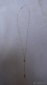 ZLATÝ RŮŽENEC 2.58G//50-55CM//14 KARÁTŮ - 2