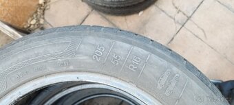 Prodám 4 letní pneumatiky 205/55/16 - 2