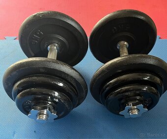 Činky 2x20kg - 2