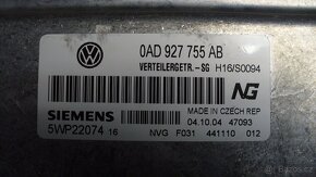 VW Touareg 7L-jednotka rozvodovky 0AD927755AB - 2