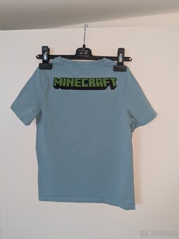 Tričko Minectaft - vel 128 - 2