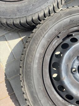 Zimní pneumatiky Bridgestone 195/65 R15 disky 5x112 - 2