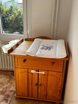 Dětská přebalovací komoda Pepíček (masiv, borovice) - 2