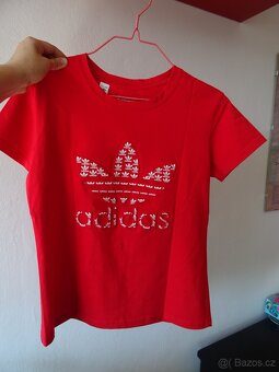 Červené tričko Adidas - 2