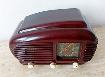 Art Deco starožitné rádio Talisman, krásný stav, plně funkčn - 2