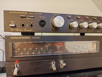 Dělený zesilovač GRUNDIG A 5000 + GRUNDIG SXV 6000 - 2