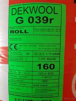 Izolační vata 16,18,20cm. - 2