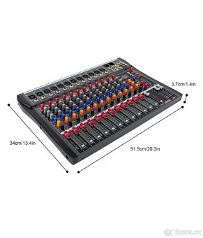 12kanálový studiový audio mixér DJ Sound Controller - 2