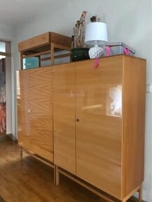 Retro nábytek zn.Jitona skříně,stolky,knihovna-možné i po ku - 2