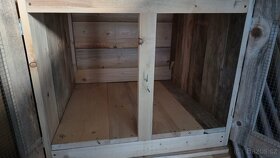 Jednokotcová králíkárna 80x80x60cm - 2