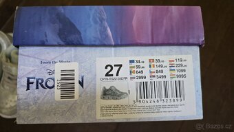 Sportovní boty Frozen s blikající podrážkou,
vel.27 - 2