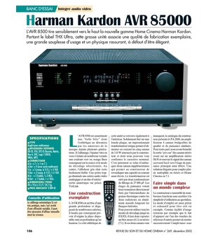 Shanim harman/kardon AVR 8500 - 2