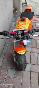 Dětská benzínová minibike - pojízdná - 2