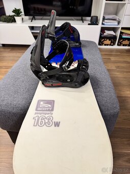 Snowboard SCOTT 163cm, vázání, boty vel. 45, obal - 2