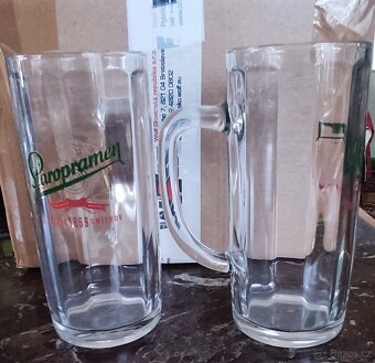 Konvolut pivní sklenice, půllitr - 2