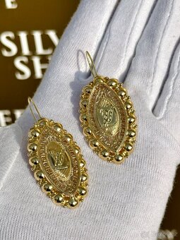 Zlaté náušnice 8,14g - 2