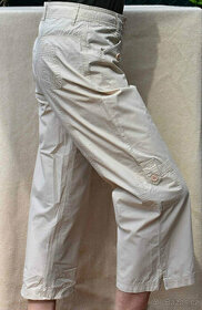 Letní bílé kalhoty culottes Vendi  vel. M(40) - 2