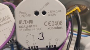 CSAU-01/02 a 01/01 Eaton xComfort spínač pohonu - 2