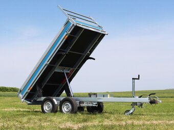 Sklopný přívěs, 305x155x30 cm, 2000 kg, elektrické sklápění - 2