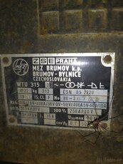 Svářecí elektrodový agregát WTU 315A, MEZ, svářečka 212kg - 2