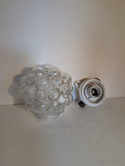 porcelánová stropnice, lustr, lampa, stínidlo bubliny - 2