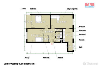 Pronájem bytu 3+1, 83 m², Plzeň, ul. Brněnská - 2