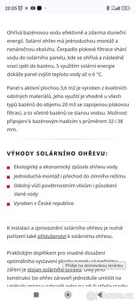 Solární ohřev k bazénu - 2