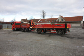 MAN TGX s hydraulickou rukou PALFINGER+vlek PANAV - 2