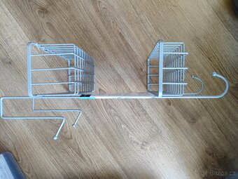 Nový koupelnový držák polička organizér např. do sprchy - 2