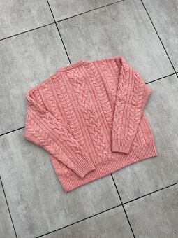 Zara Wool Knit Sweater Pink (L) - 2