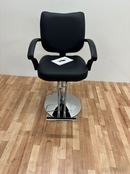 Kadeřnické křeslo – hydraulické, černé - 2