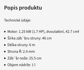 Křovinořez 2x plně funční - 2