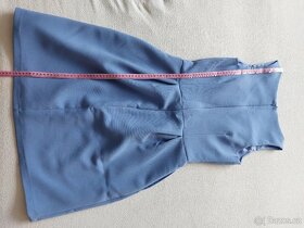 Dámské letní modré šaty - velikost S - 2