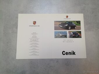 Porsche Bulletin 2001, ceník - CZ - doprava v ceně - 2