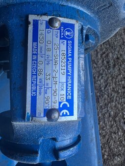 Čerpadlo s motorem sigma - 2