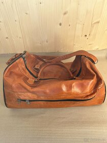 Kožená lehká taška na cestování - 2