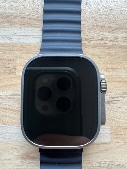 Apple Watch Ultra 2 49mm Přírodní titan s námořnicky modrým - 2