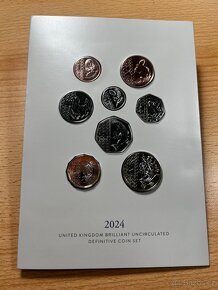 Sada pamětních mincí UK 2024 brilliant - 2