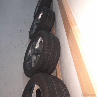 Alu kola 5×112 s zimni pneu 205/55/16 - 2